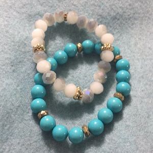 Stretch bracelet set of 2